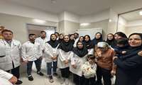 تقدیر انجمن حمایت از بیماران PKU از خانم کریمی در بیمارستان تخصصی کودکان اکباتان
